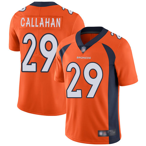 Men Denver Broncos #29 Bryce Callahan Orange Team Color Vapor Untouchable Limited Player Football NFL Jersey